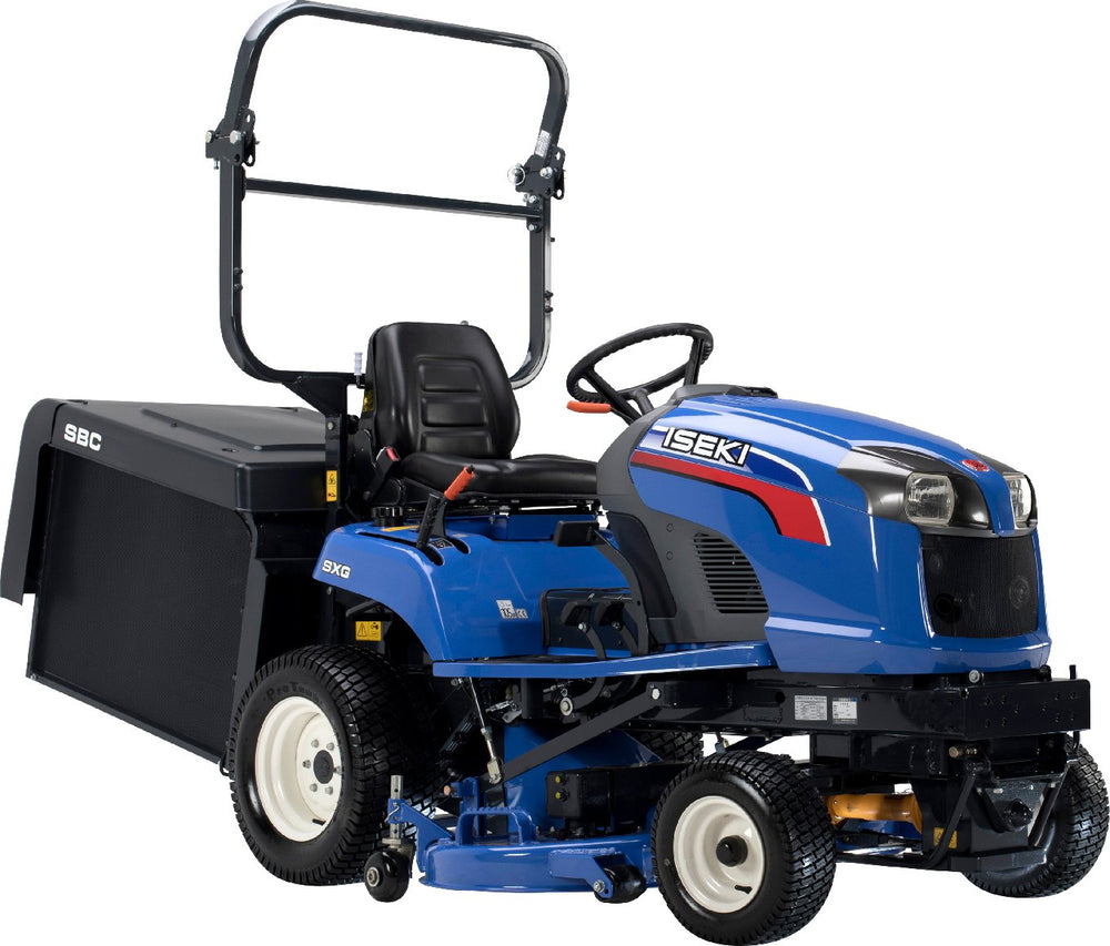 Iseki Diesel-Rasentraktor mit Aufnahme SXG 327 mit SCMB54 und SBC590